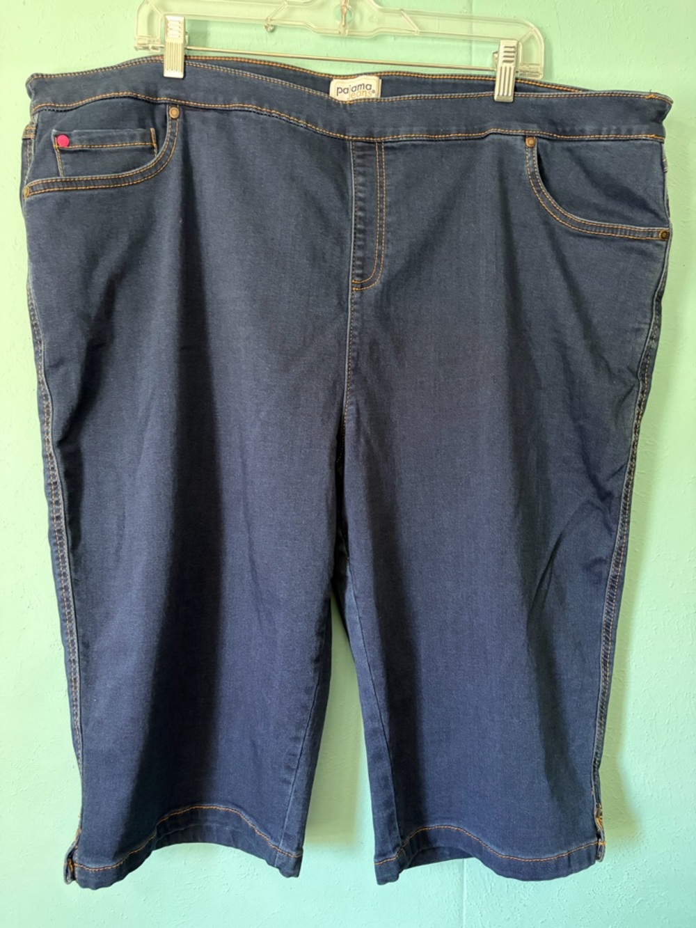 Pajama Jeans Women’s Dark Blue Denim Bermuda Shorts